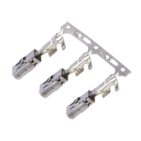 TE TYCO AMP 1-968851-1 자동차용 암핀 소켓 2.8*0.8 15-13AWG 주석 도금 구리 블레이드 스프링 배선 마운트 퀵 터미널