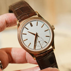 Reloj clásico elegante para mujer con placa trasera transparente automática, correa de cuero genuino 5A, reloj de lujo 6119 - Product Image 2