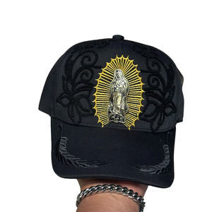 卸売 5パネル G5 最高品質 3D刺繍 ワイドブリム サン・ジュダス・タデオ キャップ インニデット ビッグボスハット ビアードリコキャップ 野球帽 - Product Image 3