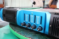Amplificateur de puissance 4 canaux 1000W 4 ohms de qualité supérieure avec boîtier métallique et entrée XLR pour subwoofer et systèmes audio surround