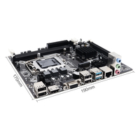 ITX H61 H81 H110 H511-G10 Motherboard LGA1155/1150/1151 DDR3/DDR4 Dual Channel SATA3 Intel I3 I5 I7 CPU untuk Kantor dan Gaming Ringan.
