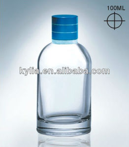 <span class=keywords><strong>Kylia</strong></span> Fabrication Plat de Couleur Bleue Parfum Parfum Bouteille En Verre - Product Image 2