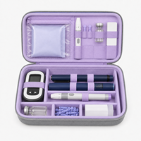 Étui rigide de voyage personnalisé OEM ODM en EVA pour flacons de médicaments et peptides, avec insert en mousse, logo personnalisé OEM ODM