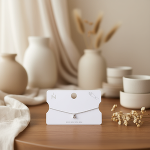 Collana Plusera A Fashion con Perline, Tono Argento e Oro, Design Minimalista, da Donna, per Uso Quotidiano, in Acciaio Inossidabile - Product Image 3