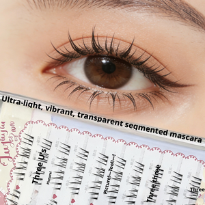 <span class=keywords><strong>Pestañas</strong></span> transparentes sin pegamento, gran capacidad, ligeras, delgadas, con curvatura natural, transparentes y delgadas para maquillaje de belleza - Product Image 3