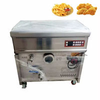 Tecnología de Separación de Aceite y Agua, Freidora Industrial de 40l, Freidora Automática de Papas Fritas con Calentamiento a Gas y Eléctrico