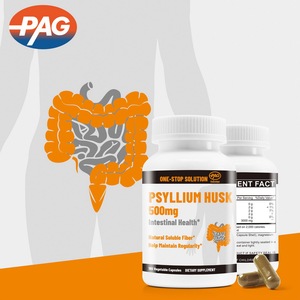 La Etiqueta Privada ayuda a apoyar la regularidad y la digestión Suplemento de fibra Cápsulas de cáscara de psyllium Premium - Product Image 2