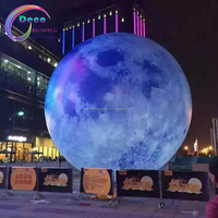 Modèle de Terre Gonflable Publicitaire de Grande Taille Planète Gonflable Géante avec Éclairage LED