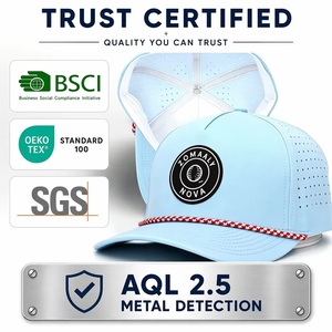 Nouvelle Casquette de Golf Sportive pour Hommes, 5 Panneaux, Découpe Laser, Logo Personnalisé, Patch PVC 3D, Usine Hydro BSCI, Faible MOQ, Vente en Gros, Expédition DDP - Product Image 5