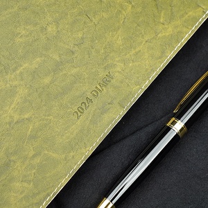 Cahier de journal intime minimaliste, texture spéciale en PU, A5, pour journal intime professionnel - Product Image 4