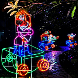 Motif lumineux de Noël à LED pour les paysages urbains extérieurs, les quartiers commerciaux et les décorations nocturnes saisonnières - Product Image 1