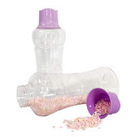 OEM/ODM Bouteille distributeur en plastique personnalisable Couvercle violet transparent Perles de rétention de parfum Bouchon à vis Détergent à lessive