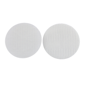 OEM ODM Service DOT blanc noir personnaliser la largeur personnalisée crochet et boucle points acceptent petite commande 25mm adhésif Velcroe cercle points - Product Image 4
