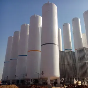 Pabrik Cina Tangki Cairan Kriogenik Tangki Baja Karbon 350m3 untuk Dijual Tangki Oksigen Truk Tangki 20 Kaki untuk Transportasi