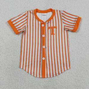 Camisa de Manga Corta con Botones para Niños, Estilo Deportivo, para el Día del Partido, Béisbol, Golf, Universidad, Mascota del Equipo, Ropa de Verano para Hermanos - Product Image 2
