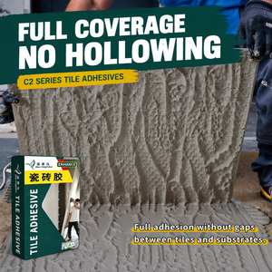Mortier-colle polymère C2S2 personnalisé <span class=keywords><strong>de</strong></span> 20 kg, imperméable et fin, pour carrelage grand format céramique, porcelaine, <span class=keywords><strong>sol</strong></span> et mur - Product Image 2