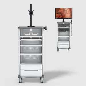 YKD-2101 Mobile Hospital Tables Ultrasound Trolleys Medical Computer Monitor Carts