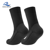 Chaussettes de plongée en néoprène super élastique résistantes à l'abrasion et aux perforations, avec granules de silicone antidérapants