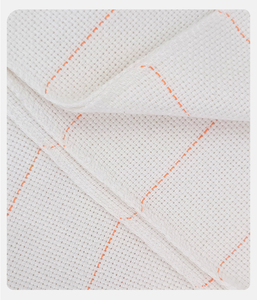 Gros tissu <span class=keywords><strong>de</strong></span> <span class=keywords><strong>moine</strong></span> lignes marquées tissu <span class=keywords><strong>de</strong></span> touffetage primaire pour coudre des tapis tufting pistolets poinçon aiguille tissu broderie - Product Image 3