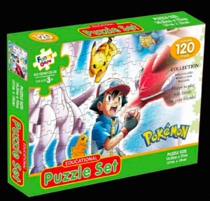 Ensemble de puzzles Pokémon 120 pièces, jouet éducatif pour enfants de 3 ans et plus, jeu de puzzle en papier couleur - Product Image 3