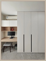 Armoire de chambre à coucher moderne de luxe en bois, grande capacité de rangement, portes en contreplaqué écologiques, meubles de maison personnalisables pour chambre à coucher