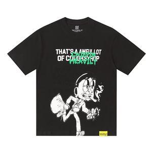 High Quality 100% Cotton <strong>AWFUL</strong> LOT of COUGH SYRUP 1:1 T-<strong>shirt</strong> Oversized Mens Alocs Short Sleeve <strong>Shirts</strong> for Men Tshirts - Product Image 2