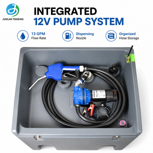 Réservoir mobile de distribution d'<span class=keywords><strong>AdBlue</strong></span> DEF de <span class=keywords><strong>200L</strong></span> et 430L avec pompe de transfert électrique 12V 13GPM pour camions et stations-service - Product Image 2