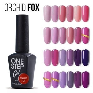 ORCHID FOX Vernis à ongles UV de couleur premium à séchage rapide, sans base ni top coat, 3 en 1, gel en une seule étape - Product Image 2