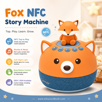 Machine à histoires sans écran pour enfants, lecteur d'audiolivres, boîte à histoires à activation NFC, jouet éducatif, vente en gros