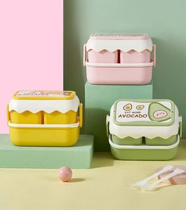Children's <b>Lunch</b> Box with Compartments and Cutlery <b>Set</b> <b>Lunch</b> Box Leak-Proof Bento Box BPA-Free School Nursery and Excursions - Product Image 6