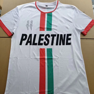 All'ingrosso poliestere Palestine <span class=keywords><strong>calcio</strong></span> <span class=keywords><strong>calcio</strong></span> t-Shirt confortevole e traspirante negozio per Fan maglia da <span class=keywords><strong>calcio</strong></span> personalizzata - Product Image 3
