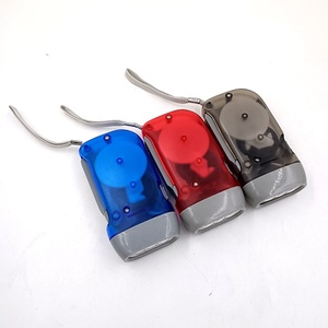 Hand Crank Máy phát điện 3 LED nhỏ Torch ánh sáng cho trẻ em cắm trại ngoài trời Survival khẩn cấp xách tay <span class=keywords><strong>Dynamo</strong></span> động đất đèn pin - Product Image 5