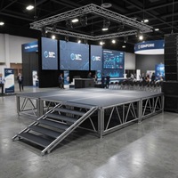 Scène d'assemblage en aluminium, plateforme de scène, scène de mariage, petite scène de concert – Fournisseur direct usine