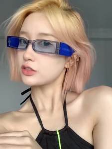 Nouvelles lunettes de soleil carrées vintage noires personnalisées avec logo, protection UV400, petites lunettes de soleil rectangulaires pour hommes et femmes - Product Image 5