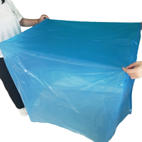 Sac en plastique transparent multifonctionnel en PE, anti-poussière, à fond plat avec thermoscellage pour l'emballage