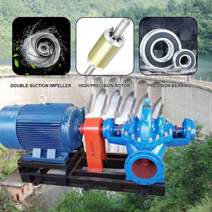 Pompa <span class=keywords><strong>Acqua</strong></span> Orizzontale a Doppia Aspirazione Resistente alla Corrosione con Supporto OEM per Aspirazione <span class=keywords><strong>Acqua</strong></span> di Mare e Impianti di Trattamento Acque Reflue - Product Image 5