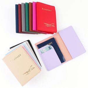 Funda de Pasaporte de Cuero PU con Logotipo Personalizado, Decoración de Plumas, Bolsa de Viaje de Verano, Porta Certificados Personalizado de 5 Pulgadas - Product Image 2