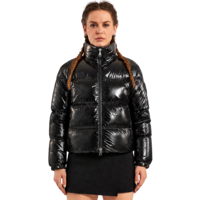 Veste en duvet d'hiver pour femmes, coupe-vent, coupe-vent, mince, à capuche, manteaux pour femmes