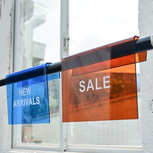 Tablero de exhibición de acrílico colgante personalizado, cartelera de exhibición tipo gancho de flexión en caliente - Product Image 5