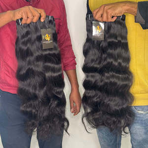 Lots de Cheveux Brésiliens Bruts Non Traités, Fournisseur de Cheveux Humains Vierges Indiens de Temple, Extensions de Cheveux Humains Bruts Alignés avec la Cuticule, Fournisseurs - Product Image 2