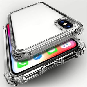 Coque de téléphone portable transparente en TPU silicone anti-chute pour 11 12 13 14 15 16 Pro Max - Product Image 1
