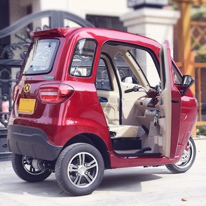 Electric Tricycle <b>2</b> Door 3 Seat Closed Adult 60V 1000W <b>Passenger</b> Use - Product Image 4