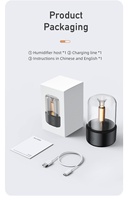 Offre Spéciale Mini Usb Smart Fire Air Humidificateur 3D Flamme Parfum Ultrasonique Volcan Humidificateur Diffuseurs D'arôme