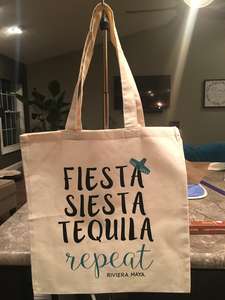 Tas Tote katun 100% ketebalan menengah ekonomis untuk iklan DIY untuk belanja belanja belanja & hadiah promosi - Product Image 5