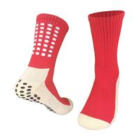 Chaussettes de football antidérapantes respirantes pour adultes, chaussettes de sport colorées anti-humidité, en promotion