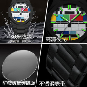 2026 New Luxury Men's Stainless Steel Quartz Watch Business Stylish Design Waterproof <b>Calendar</b> Premium Bulk Wholesale ODM Supply - Product Image 4