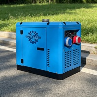 Générateur diesel à onduleur super silencieux 5/6/7KW, type portable, 220V ATS AVR pour yacht, maison, alimentation de secours