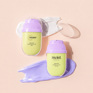 Premium Double Layer Oval Sunscreen <b>Bottle</b> 30ml Foundation <b>Pump</b> <b>Bottle</b> Serum Packaging Container - Product Image 1