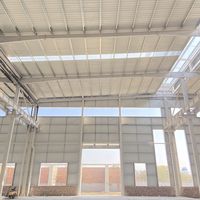 Structure en acier pour entrepôt industriel de conception avancée, pour l'efficacité des ateliers, usine professionnelle de grande envergure.