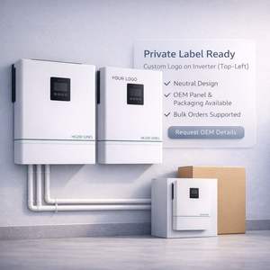 Convertisseur hybride solaire hors réseau 11 kW 48 V avec chargeur, double MPPT, monophasé, onde sinusoïdale pure, écran LCD, Inversor solaire hybrido - Product Image 2